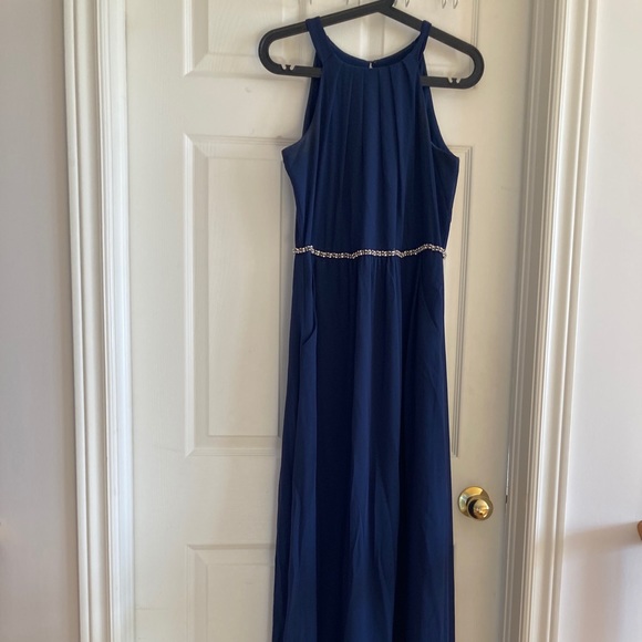 4/$30 Navy Blue Maxi Dress - Picture 3 of 6